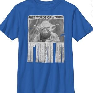 Star Wars Blue Yoda Short Sleeve Tee (SIZE 3XL)